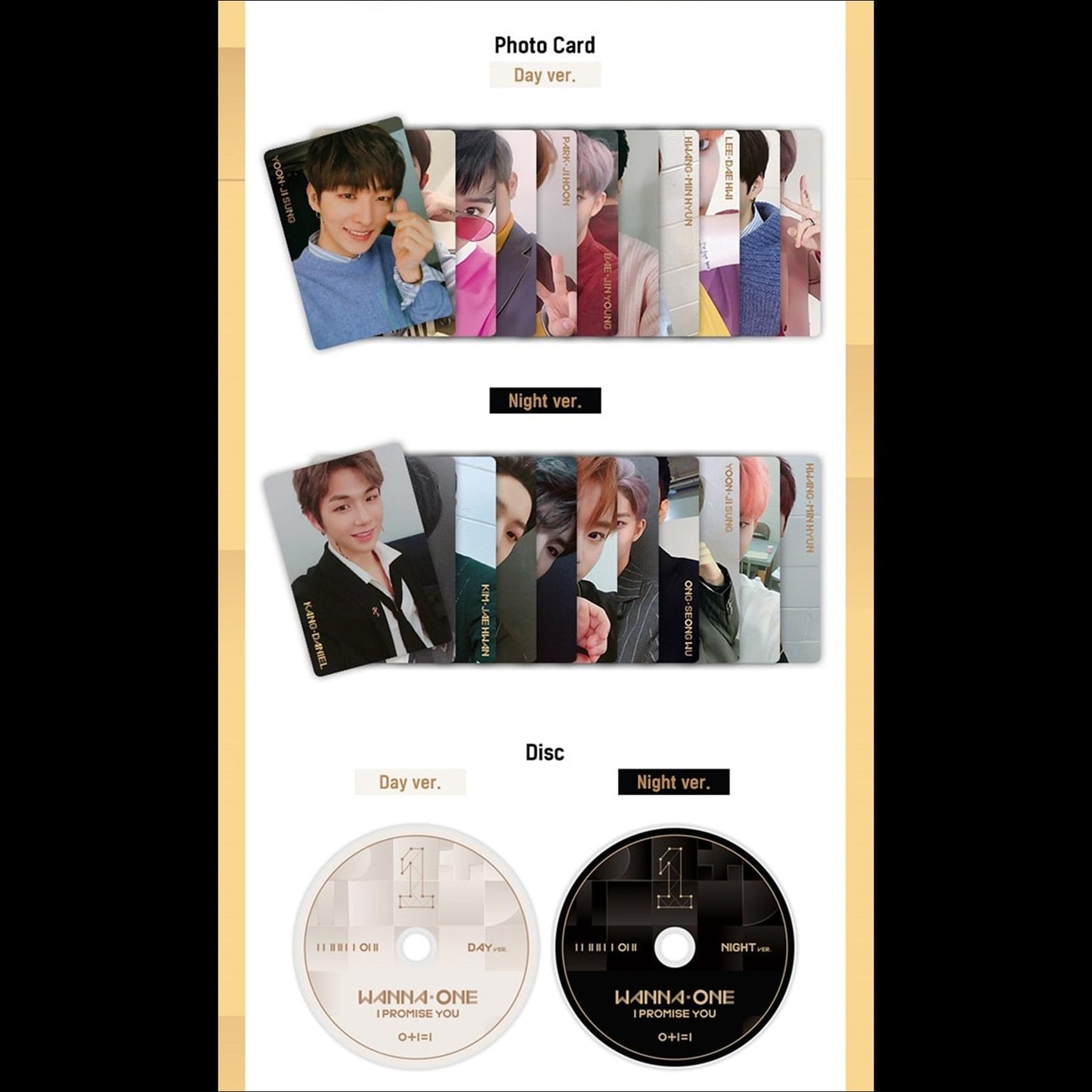 WANNA ONE [0+1=1 (I PROMISE YOU)] 2nd Mini Album