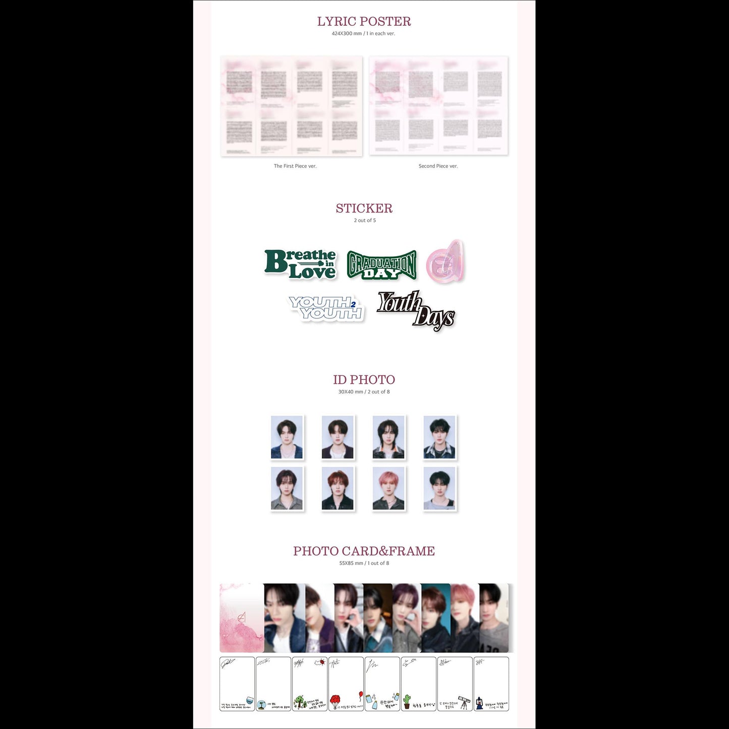 EPEX Youth Chapter 1 : YOUTH DAYS (The First Piece ver. / Second Piece ver.)