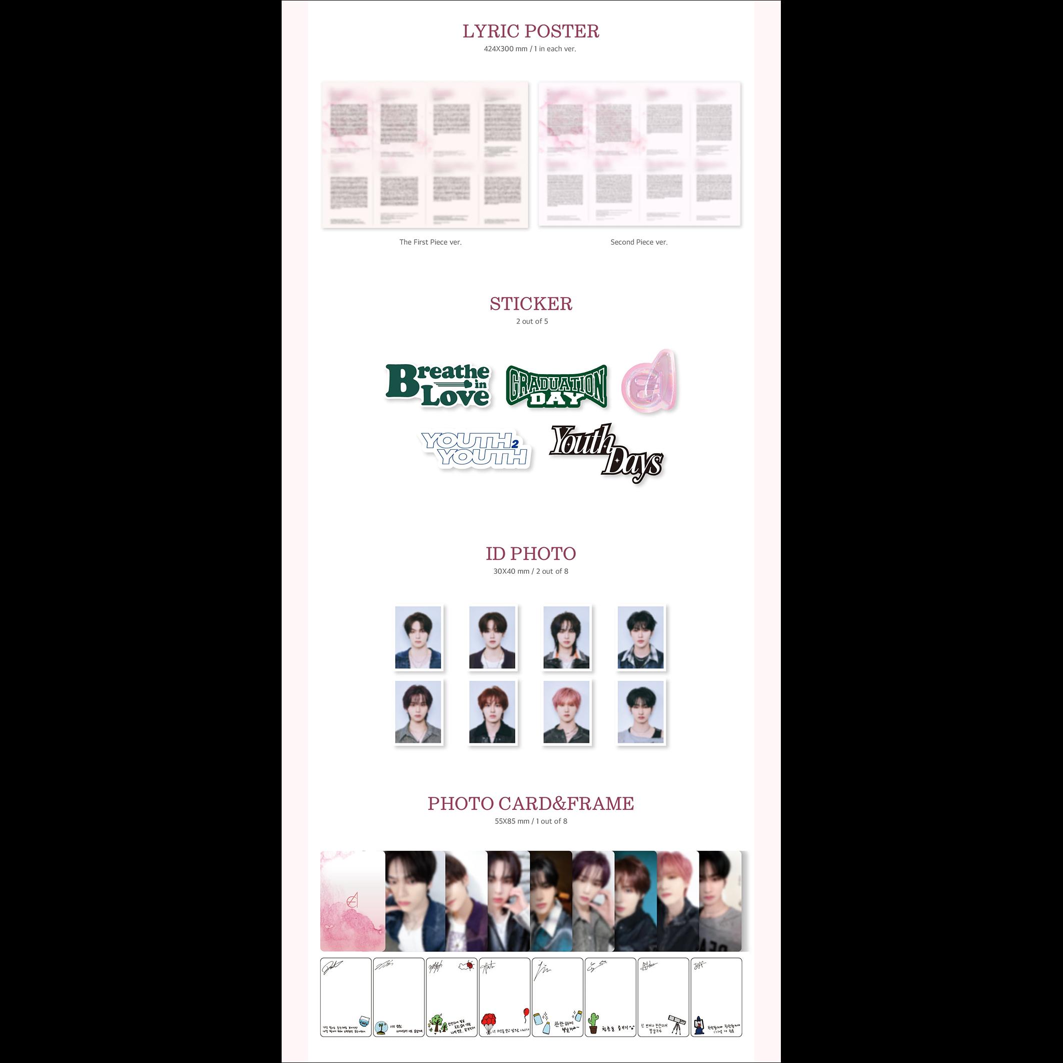 EPEX Youth Chapter 1 : YOUTH DAYS (The First Piece ver. / Second Piece ver.)