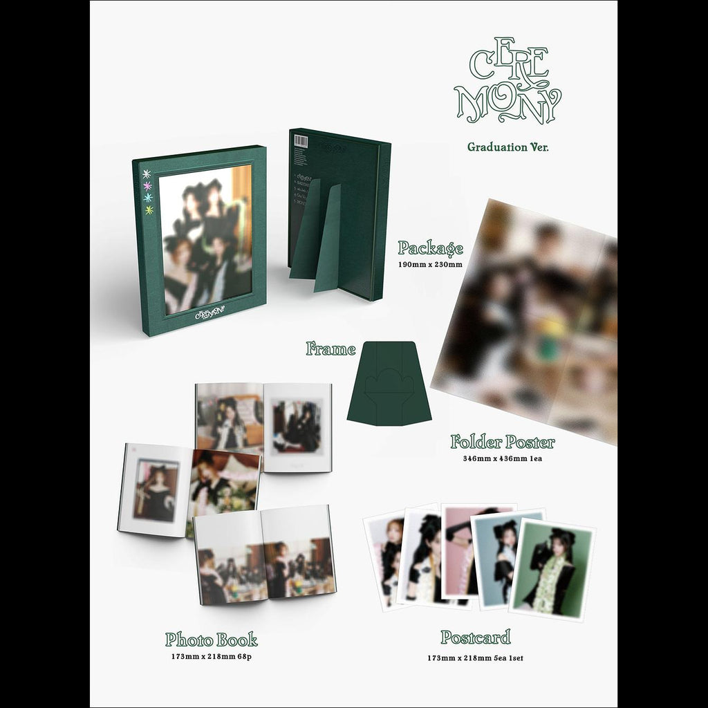 QWER [CEREMONY] (Unbalance Ver. / Graduation Ver.) / 4th Mini Ablum + Free Gift