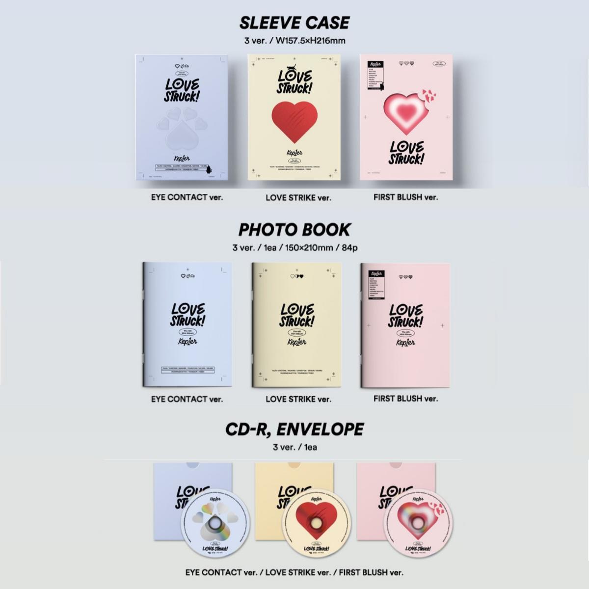 KEP1ER LOVESTRUCK! (LOVE STRUCK) Album