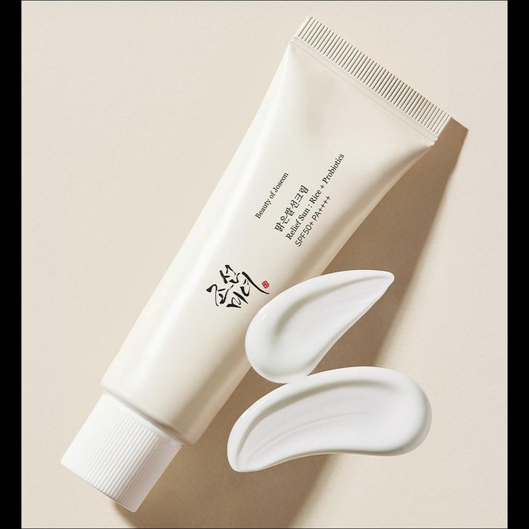 [Beauty of Joseon] Relief Sun : Rice + Probiotics 50ml - SPF50+ PA++++, Lightweight Organic Sunscreen, No White Cast, Brightening & Hydrating