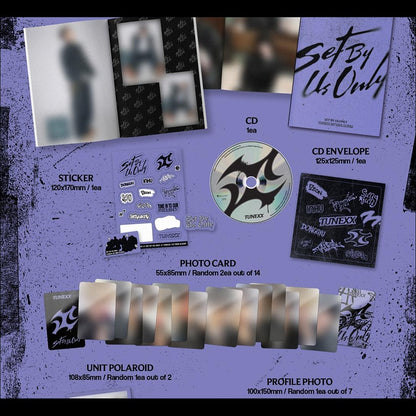 TUNEXX [SET BY US ONLY] 1st Mini Album (UNSET ver. / US ONLY ver.) + Free Gift