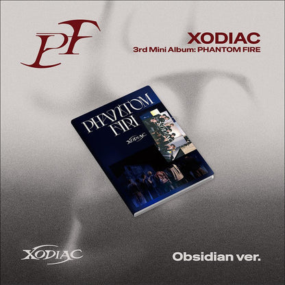 XODIAC 3rd Mini Album PHANTOM FIRE (Ashen Ver. / Obsidian Ver.) + Free Gift
