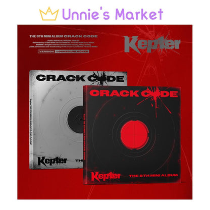 Kep1er - CRACK CODE 8th Mini Album (LOCKED ver. / UNLOCKED ver.) + Free Gift