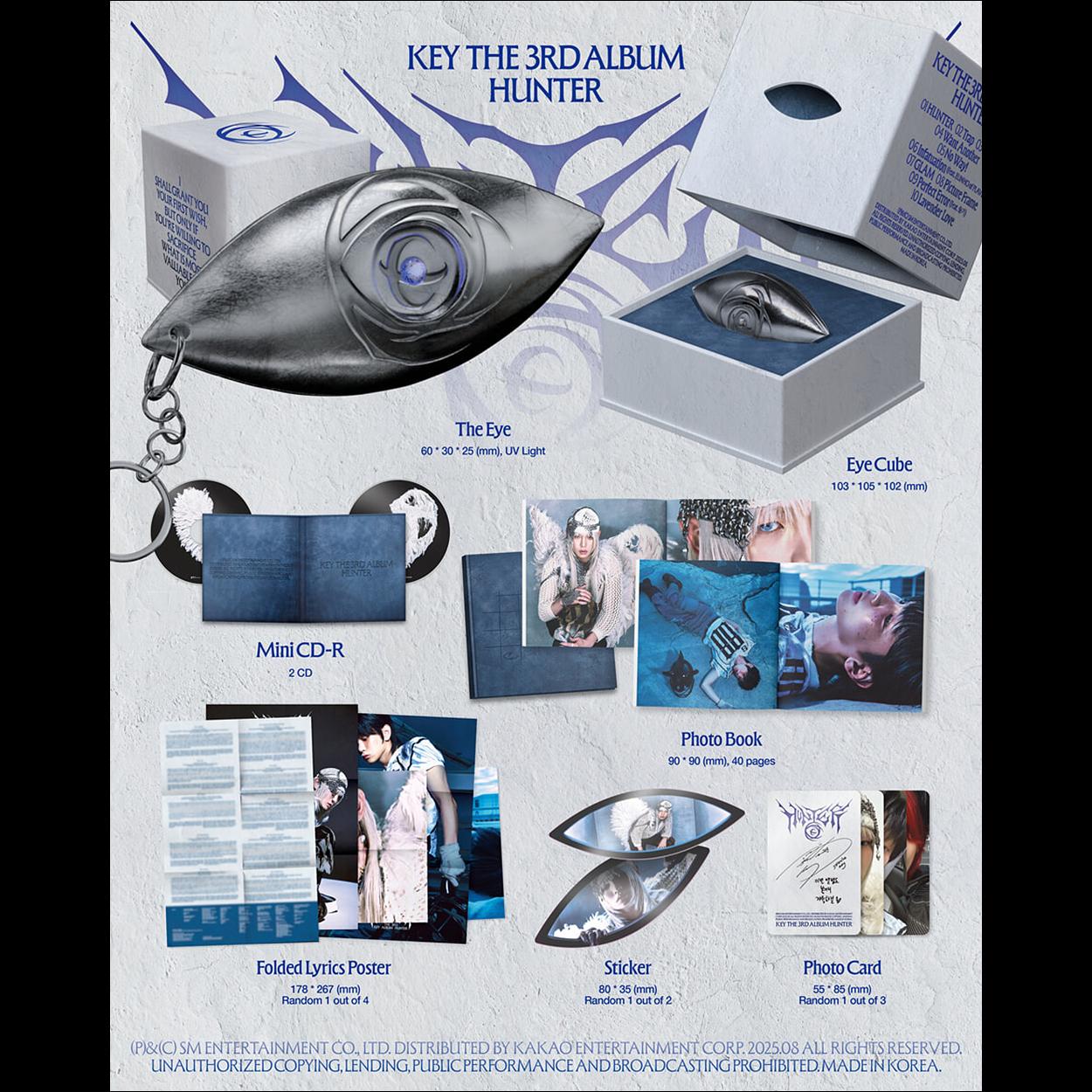 (The Cube Ver.) KEY (SHINee) [HUNTER] 3rd Album