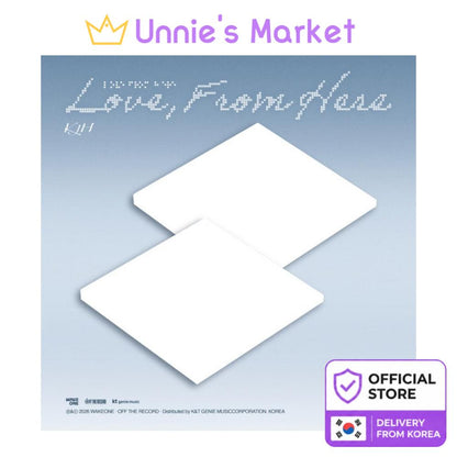 [Pre-order][SET] KIM JAE HWAN - [Love, From Here] (Love Ver. / From Here Ver.) + Free Gift