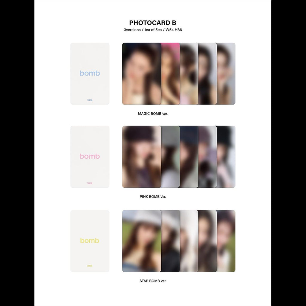ILLIT bomb 3rd Mini Album (MAGIC BOMB Ver. / PINK BOMB Ver. / STAR BOMB Ver.)