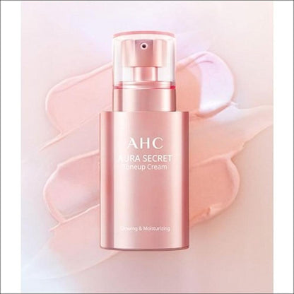 [AHC] Aura Secret Tone Up Cream SPF30 PA++ - Pink Reed Glow & Instant Radiance, 50ml | Olive's K-beauty