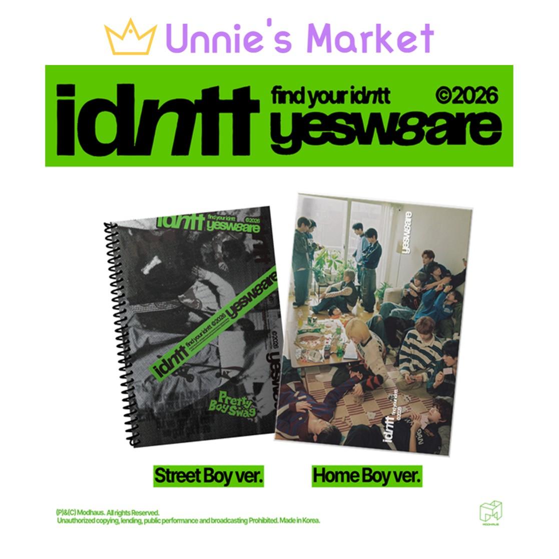 idntt - yesw8are (yesweare) Mini Album + Free Gift