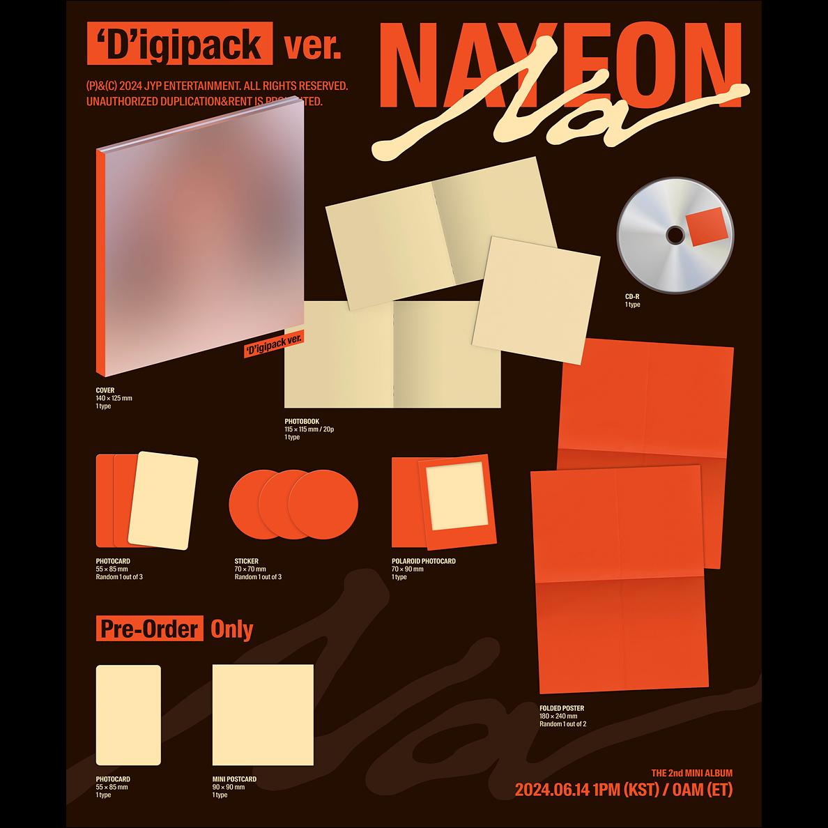 NAYEON (TWICE) - NA Digipack Ver.