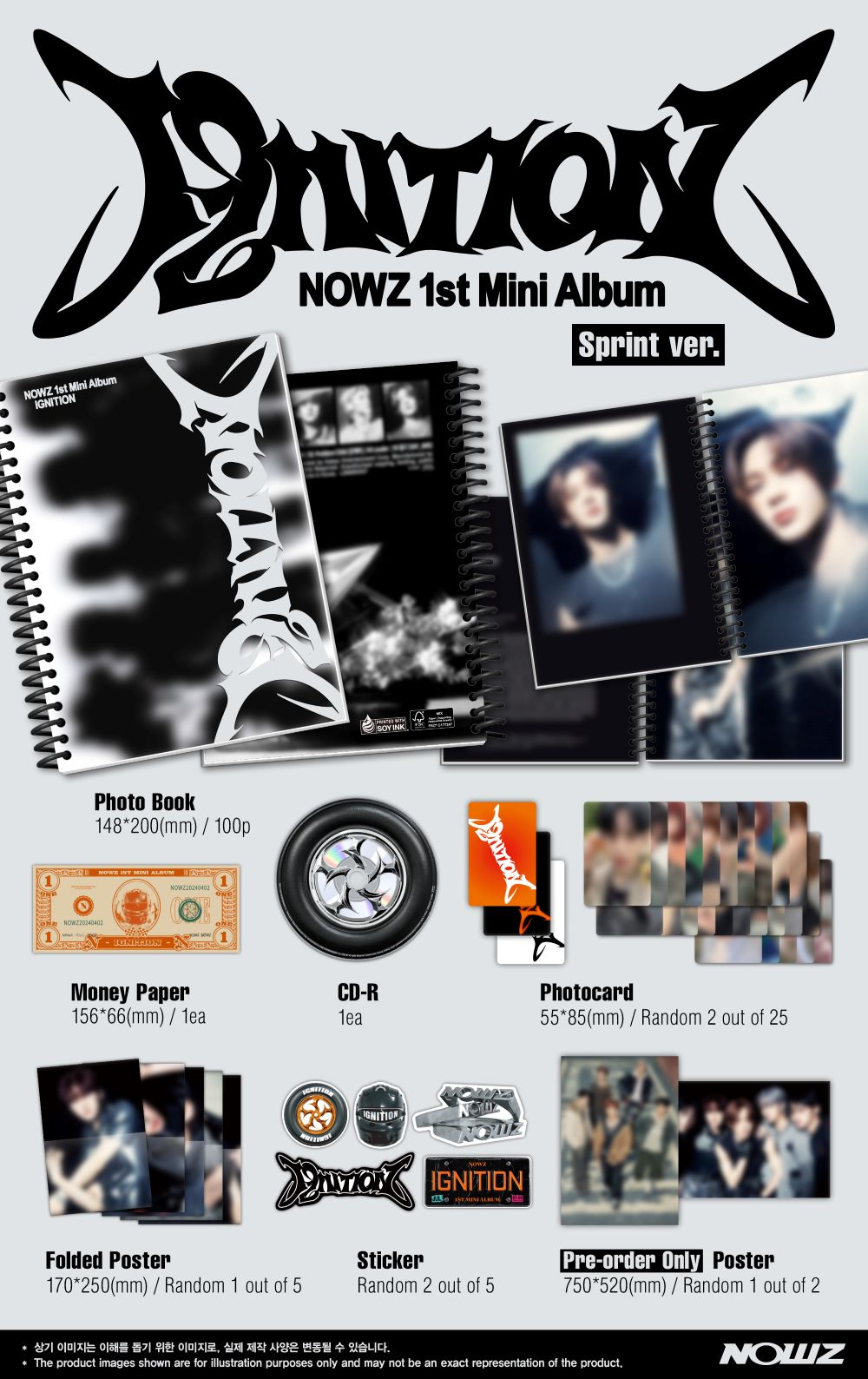 NOWZ - IGNITION 1st Mini Album