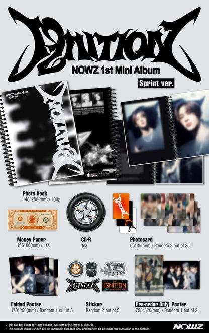 NOWZ - IGNITION 1st Mini Album
