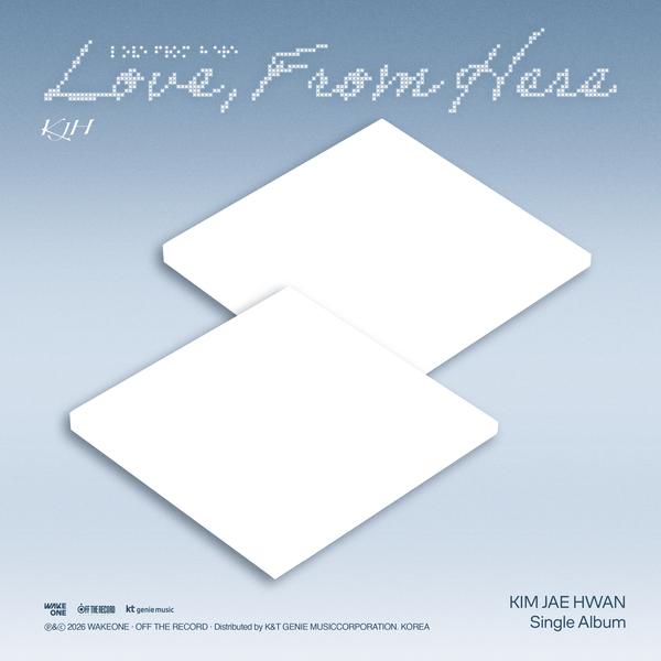 [Pre-order] KIM JAE HWAN [Love, From Here] (Love, Ver. / From Here Ver.) + Free Gift