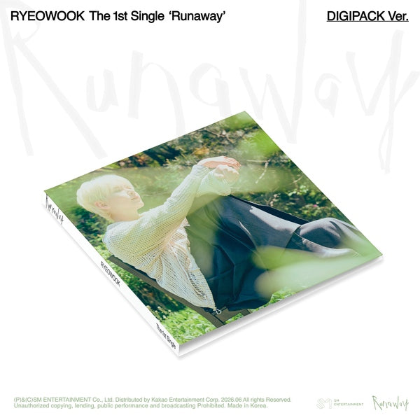 [Official] RYEOWOOK - [Runaway] 1st Single Album (DIGIPACK Ver.)