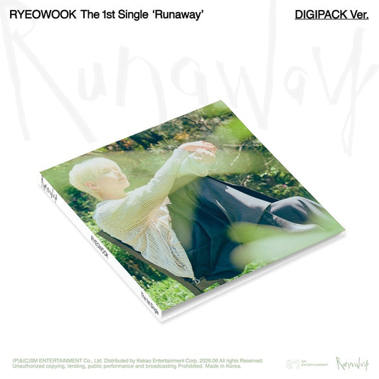 [Official] RYEOWOOK - [Runaway] 1st Single Album (DIGIPACK Ver.)
