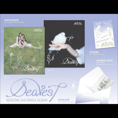 RESCENE [Dearest] 2nd Single Album (Dear ver. / Dewy ver.)