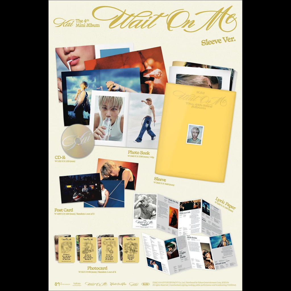 [Sleeve Ver.] Kai (EXO) Wait On Me