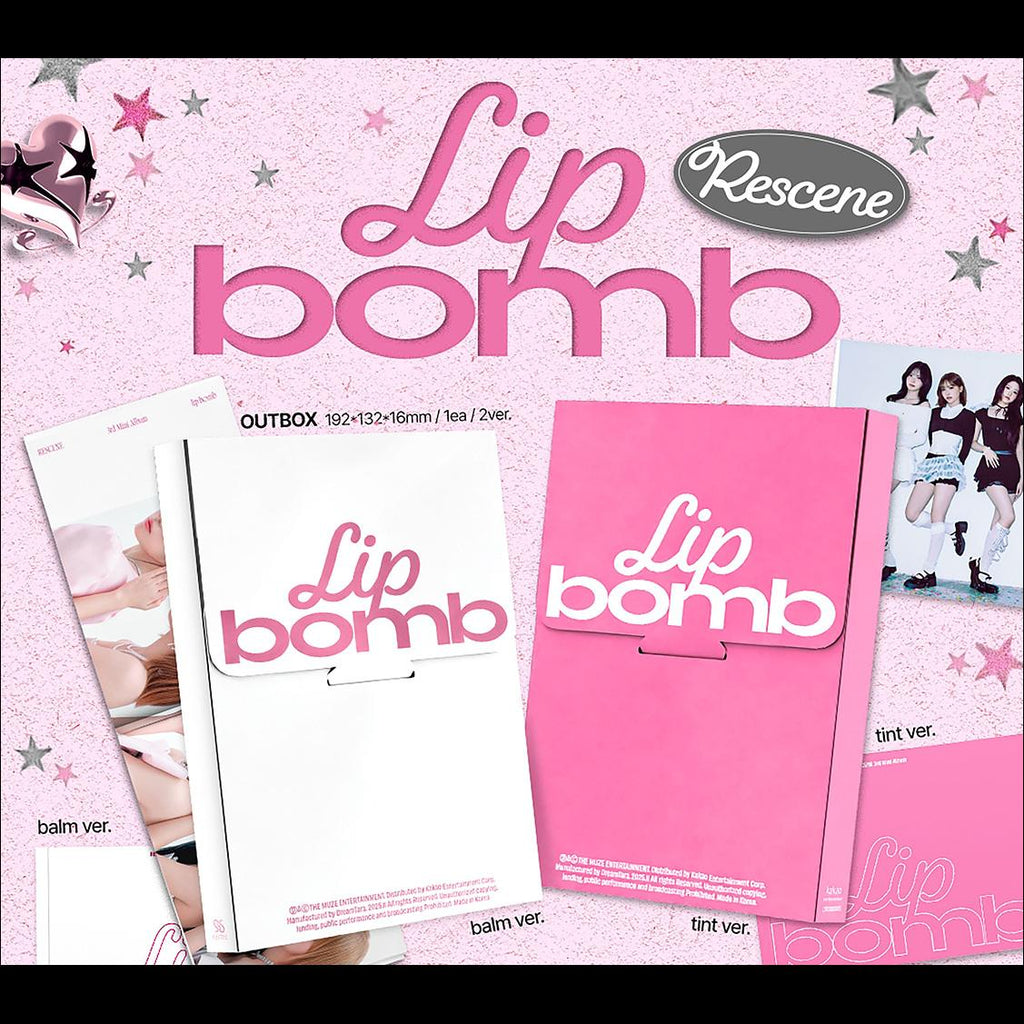 RESCENE [lip bomb] The 3rd Mini Album (tint ver. / balm ver.) + Free Gift