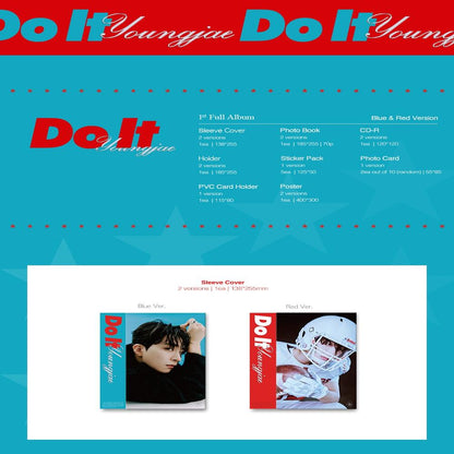 Youngjae (GOT7) Do It (Blue Ver. / Red Ver.)