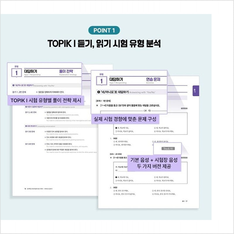Special lecture for passing Korean language proficiency test TOPIK I (TOPIK 1): All in One Book