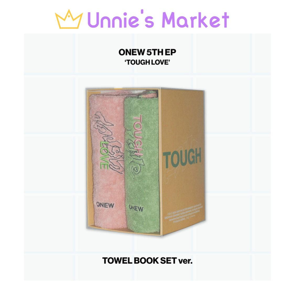 [SET] ONEW (SHINee) TOUGH LOVE (TOWEL BOOK Ver.) + Free Gift