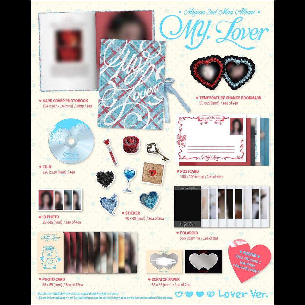 MIYEON (i-dle) [MY, Lover] 2nd Mini Album + free gift