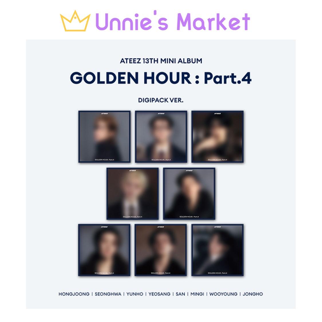 ATEEZ - GOLDEN HOUR Part.4 (Digipack Ver.) + Free Gift