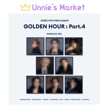 ATEEZ - GOLDEN HOUR Part.4 (Digipack Ver.) + Free Gift