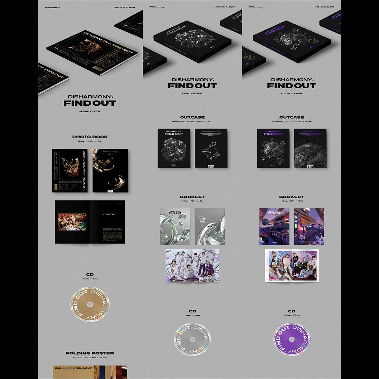 P1Harmony [DISHARMONY : FIND OUT] 3rd Mini Album