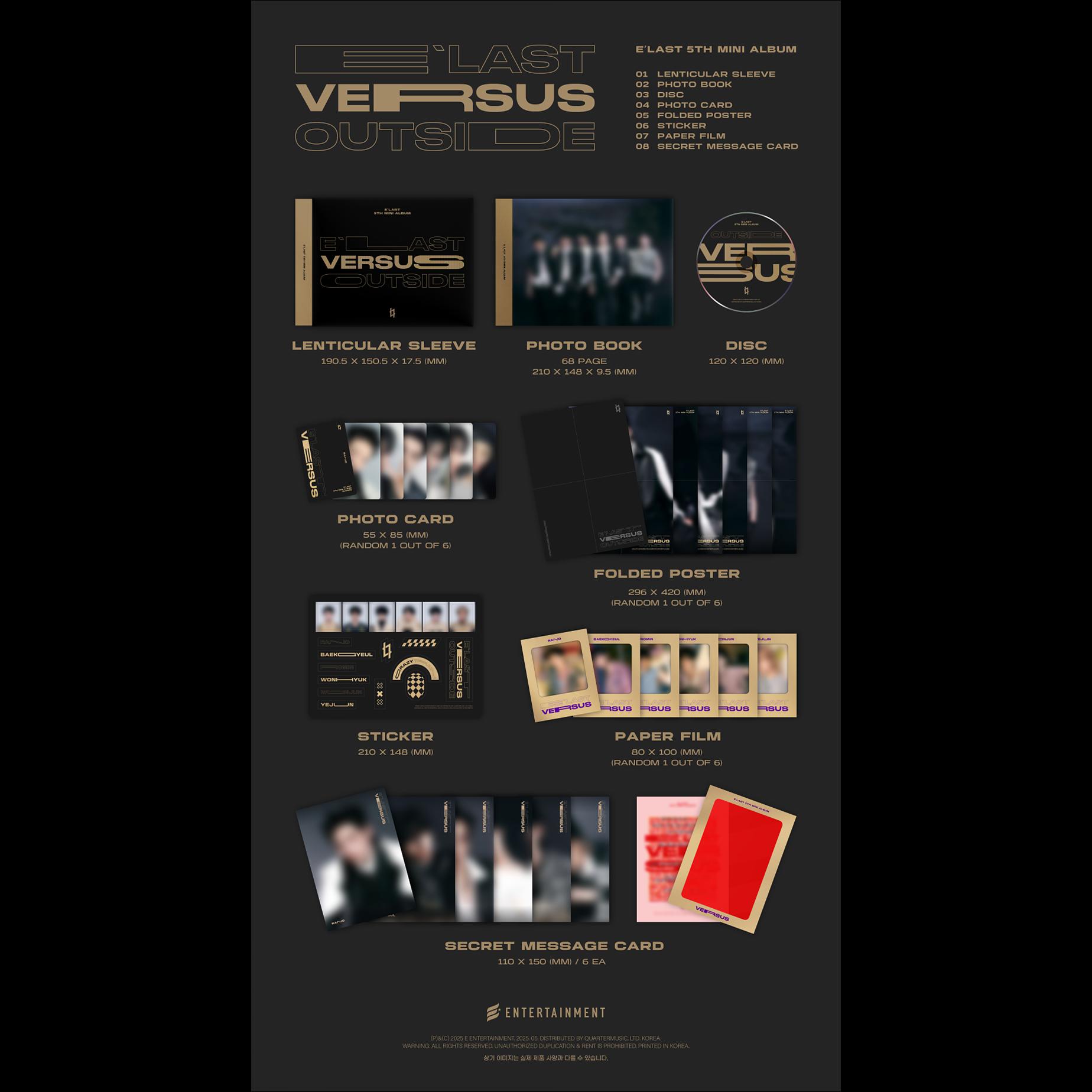 E’LAST (ELAST) [VERSUS] (INSIDE VER. / OUTSIDE VER.) Album
