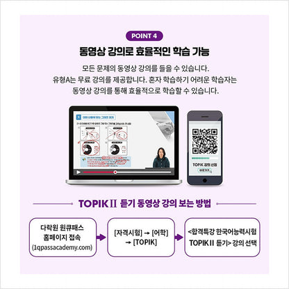 Special lecture for passing the Korean language proficiency test TOPIK II (TOPIK 2) Listening - Free video lecture