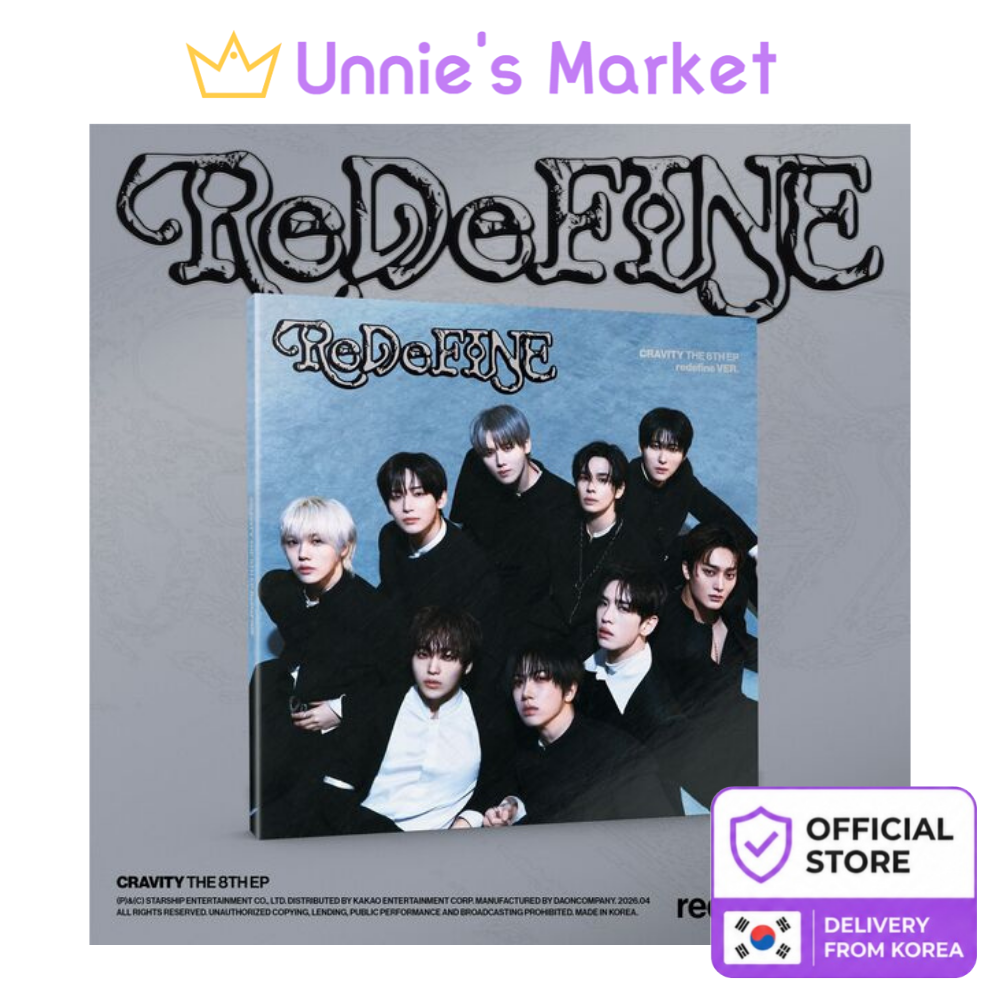(redefine VER.) CRAVITY [ReDeFINE] THE 8TH EP Album + Free Gift