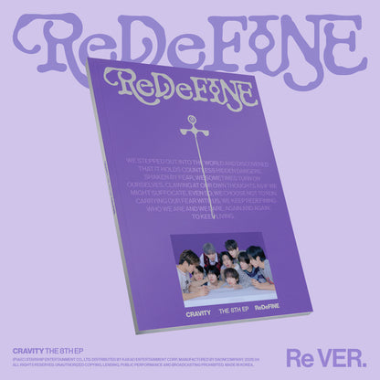 (Re VER.) CRAVITY [ReDeFINE] THE 8TH EP Album + Free Gift