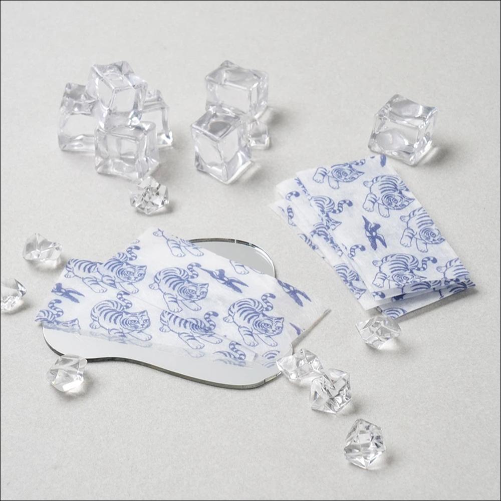 [Mayclean] [Mayclean] Traditional Korean Hojakdo Pattern Cooling Sheet / Dermastest Certified Long-Lasting Body Cooling Gel Sheet