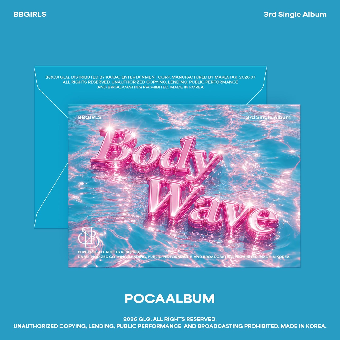 [Pre-order] BBGIRLS [BODY WAVE] POCA Album ver. + Free Gift
