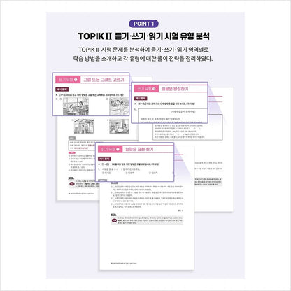 Special lecture for passing Korean language proficiency test TOPIK II (TOPIK 2) Practice test - Book in the book - Answers and solutions