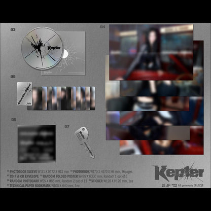 Kep1er - CRACK CODE 8th Mini Album (LOCKED ver. / UNLOCKED ver.) + Free Gift