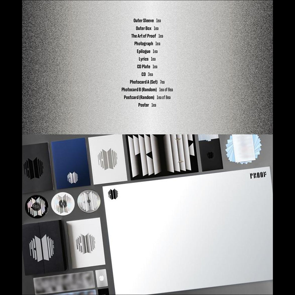 [Ready Stock/Poster option] BTS - Proof Standard Edition + Free Gift (fanmade photocard 1EA)