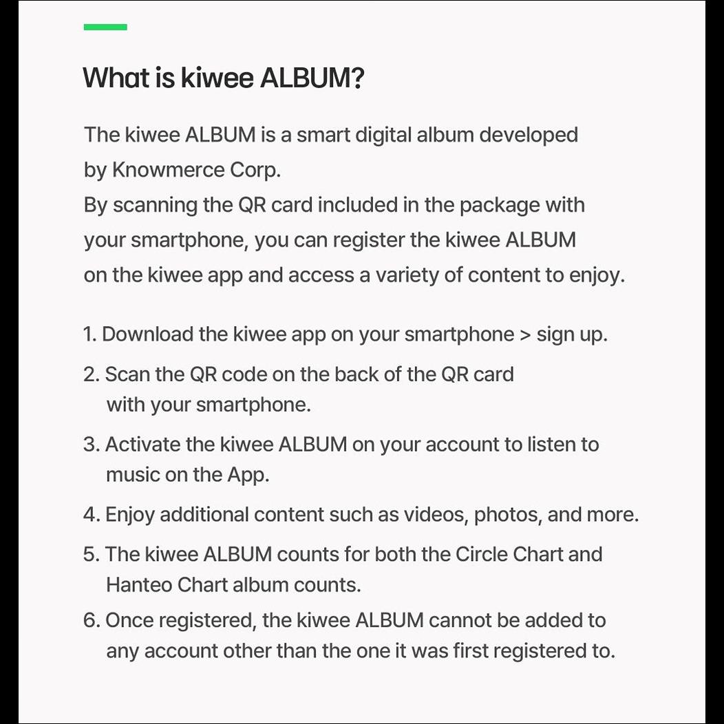 TIOT [FLEX LINE] kiwee ALBUM Ver. (Platform album)