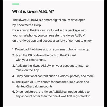 TIOT [FLEX LINE] kiwee ALBUM Ver. (Platform album)