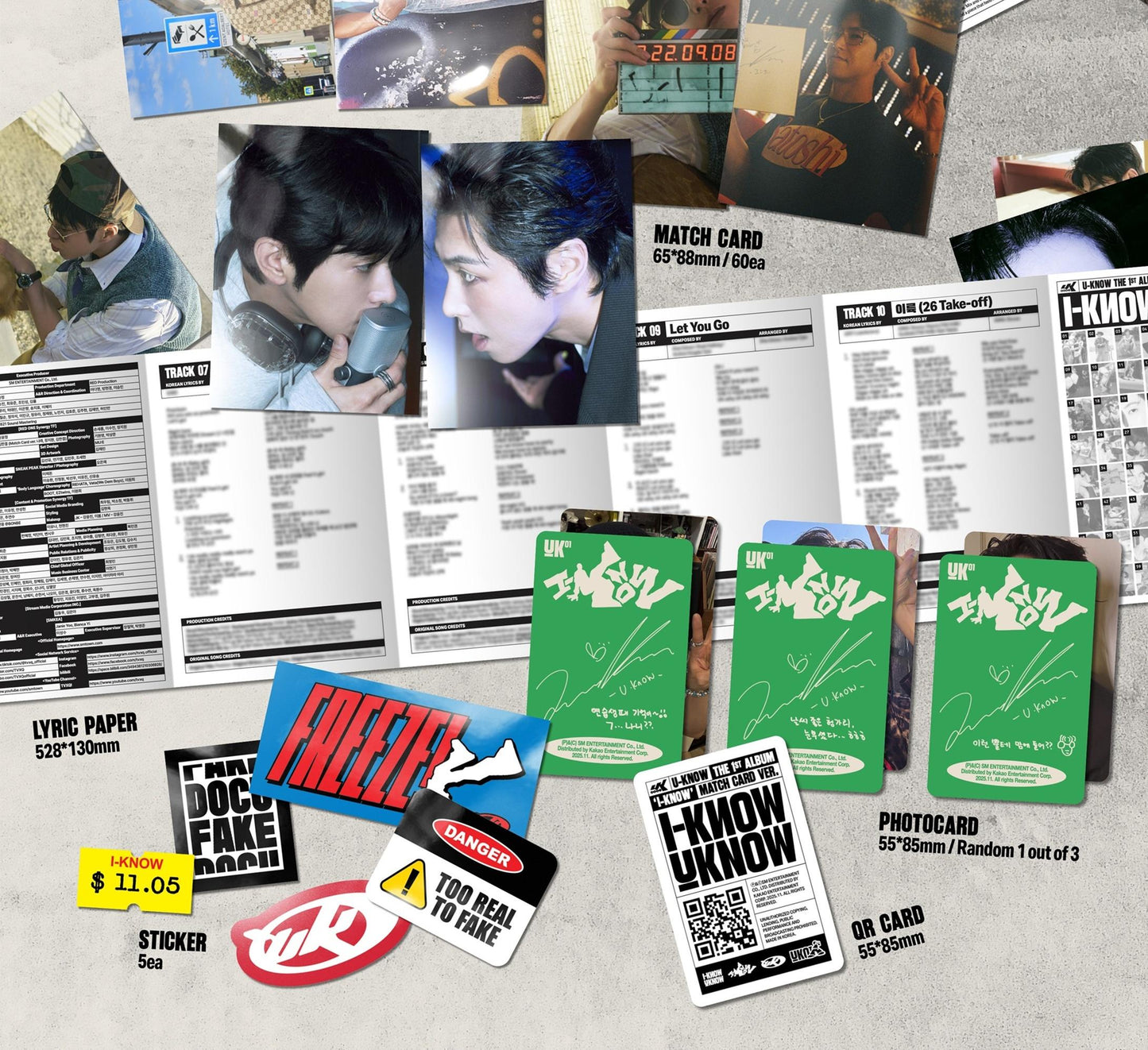 U-KNOW (TVXQ) [I-KNOW] (Match Card Ver.) + Free Gift