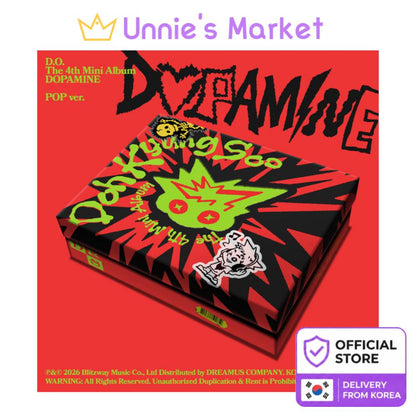 D.O.(EXO) DOH KYUNG SOO 4th Mini Album DOPAMINE POP ver. KPOP Sealed + Free Gift