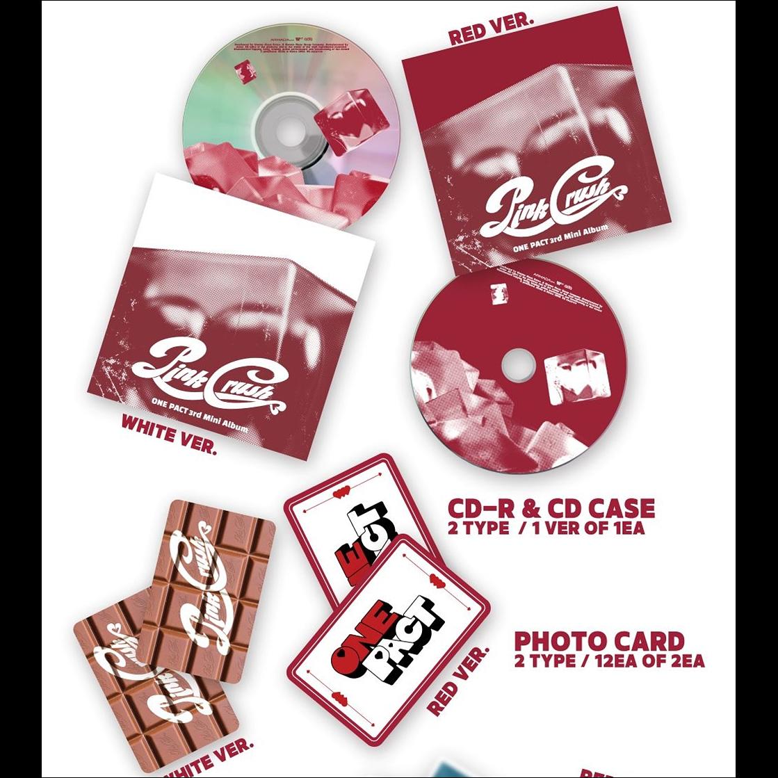 ONE PACT - PINK CRUSH (RED VER., WHITE VER.)