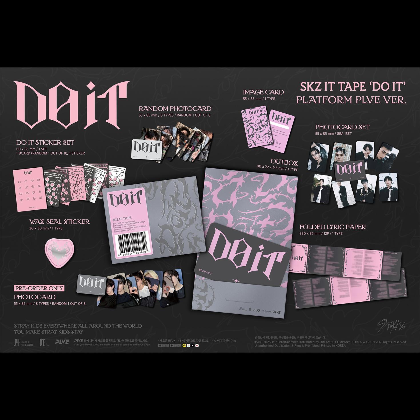 Stray Kids - SKZ IT TAPE ‘DO IT’ (PLATFORM PLVE VER.) + free gift