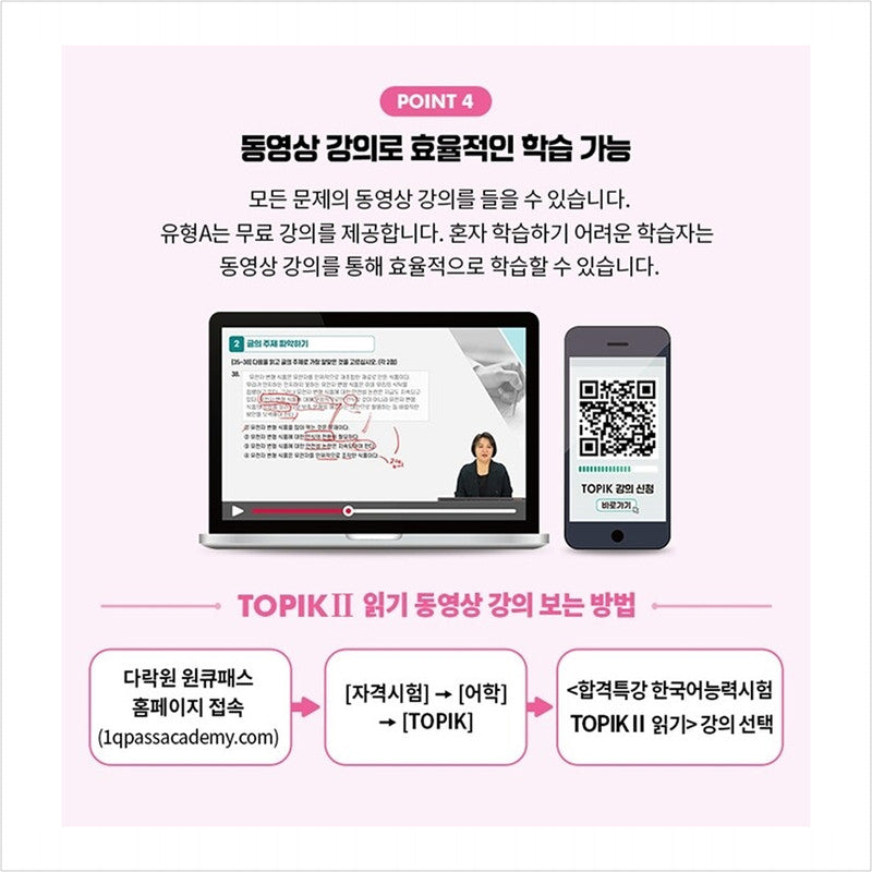 Special lecture for passing Korean language proficiency test TOPIK II (TOPIK 2) Reading - Free video lecture