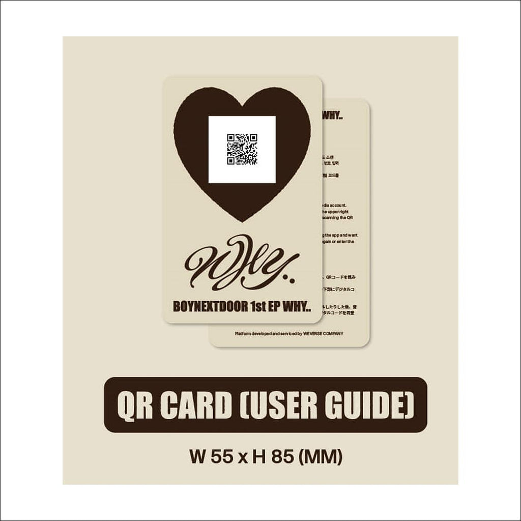BOYNEXTDOOR [WHY] Weverse Albums ver.