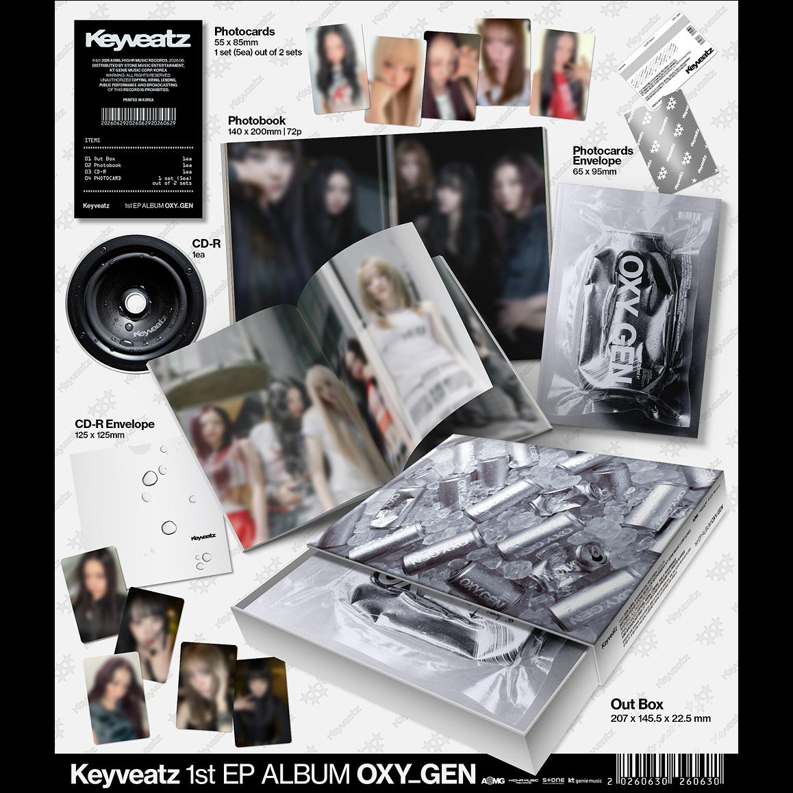 [Official] Keyveatz - [OXY_GEN] 1st EP Album