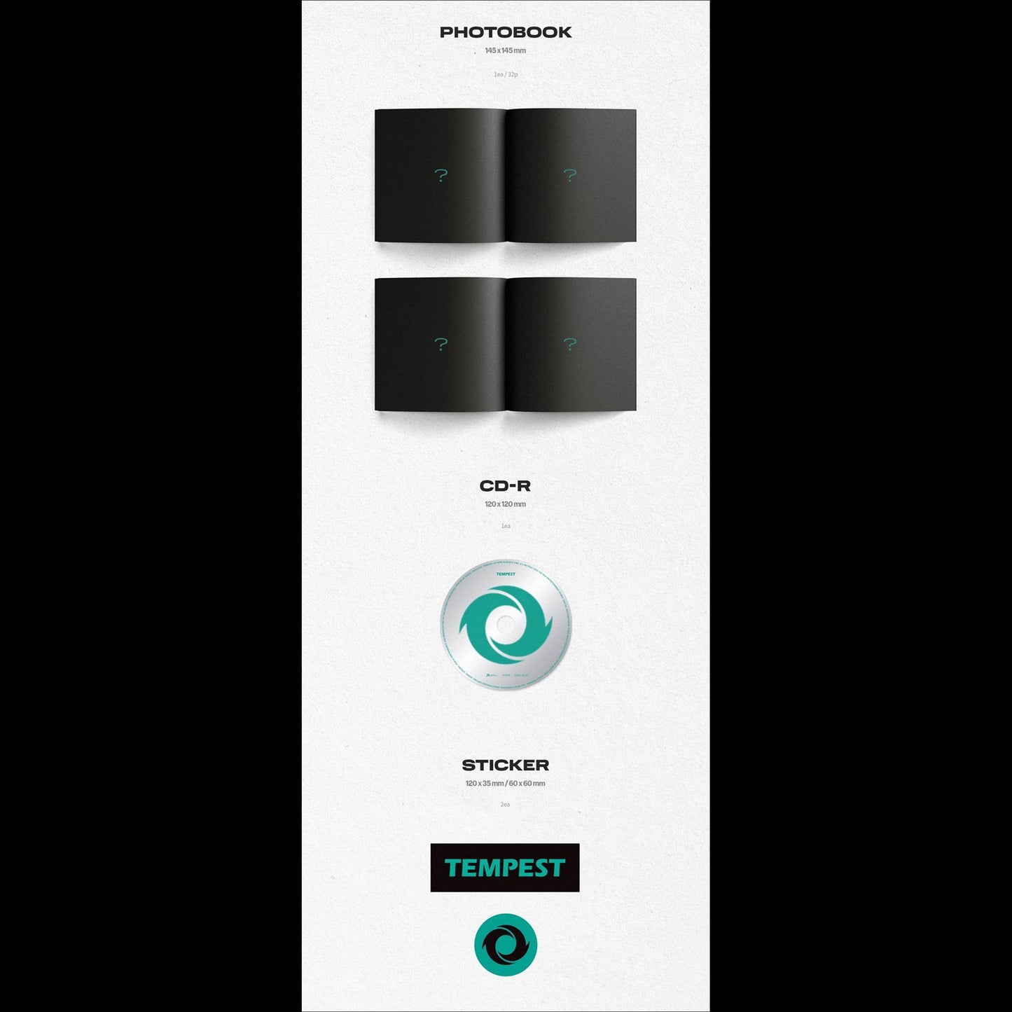 TEMPEST [It's ME, It's WE] 1st Mini Album Digipack ver.