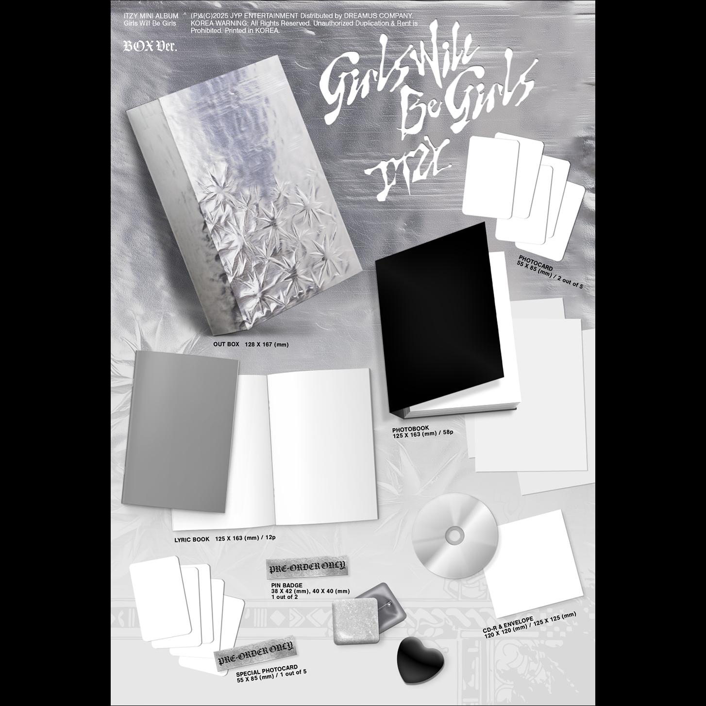 ITZY [Girls Will Be Girls] Box Ver.